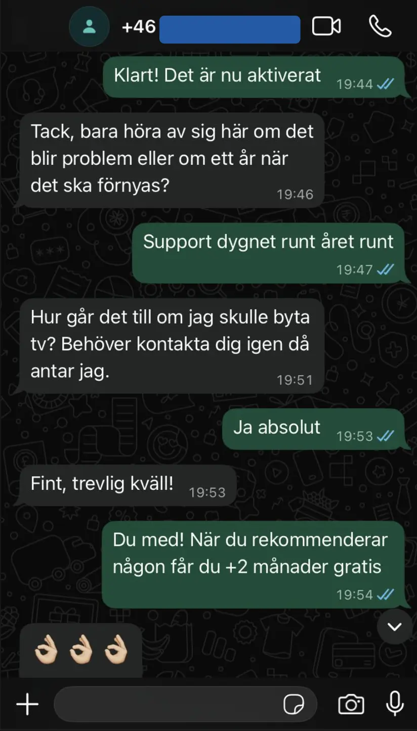 iptv svenska recensioner
